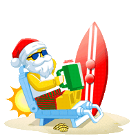 Christmas Santa Sticker by LEGO