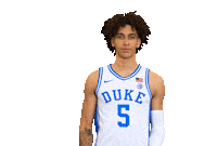 College Basketball Kiss Sticker by Duke Men's Basketball