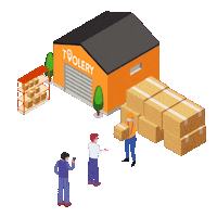 Toolery delivery truck marketplace monitor Sticker