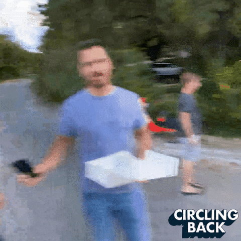 WashedMedia bye run running scared GIF