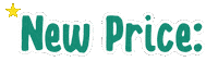 Newprice Sticker by Decorating Outlet
