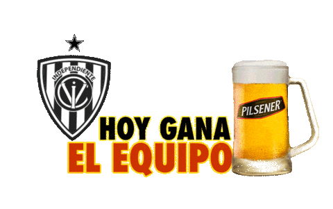 PilsenerEC giphyupload futbol promo cerveza Sticker