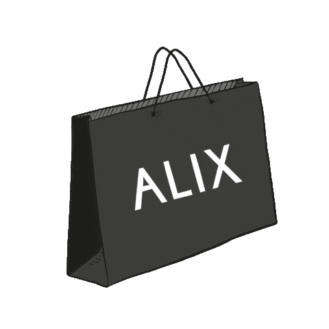 shopping bag Sticker by ALIX the label