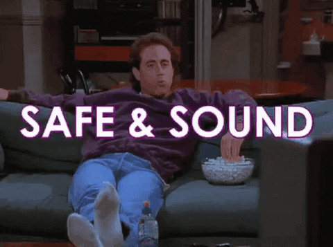 Safe And Sound Reaction GIF by MOODMAN