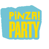 Party Pizza Sticker by itspinza