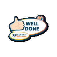 Well Done Good Job Sticker by UNITAR International University