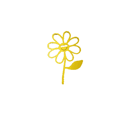 Blue Sky Daisy Sticker by Zuli Jr.
