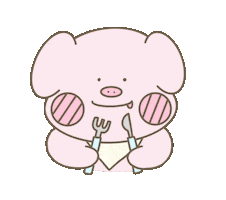 Hungry Pig Sticker