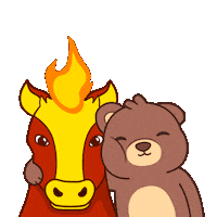 Chinese New Year Fire Sticker by BEARISH