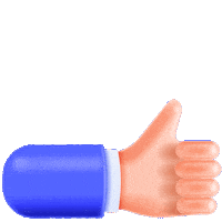 Thumbs Up Sticker by KOL.ID