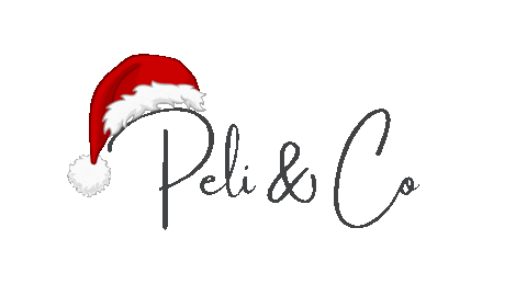 Santa Hat Christmas Sticker by Peli & Co