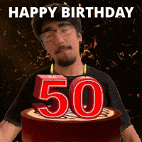 50Th Birthday Turning 50 GIF