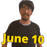 June 10 Sticker