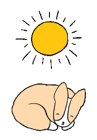 tiffbits hot summer beach sun Sticker