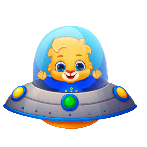Space Wave Hi Sticker by Lucas and Friends by RV AppStudios