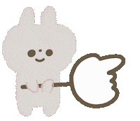 Tap うさぎ Sticker