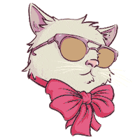 silvereeps cat mood sunglasses gato Sticker