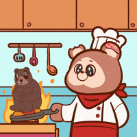 Chef Cooking GIF by Beraji Bears
