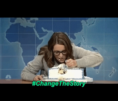 csssandbox giphyupload tina changethestory nocake GIF