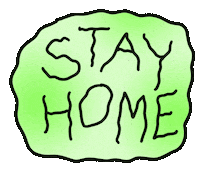 Stay Home Sticker by pey chi