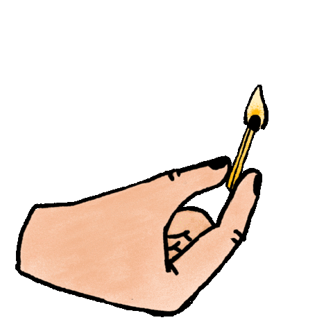 Fire Love Sticker