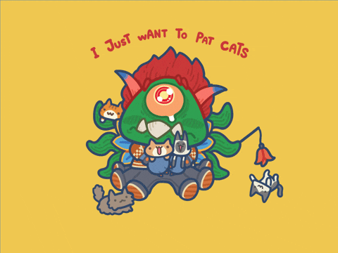 Sad Cats Love GIF by Ng Khai Hong