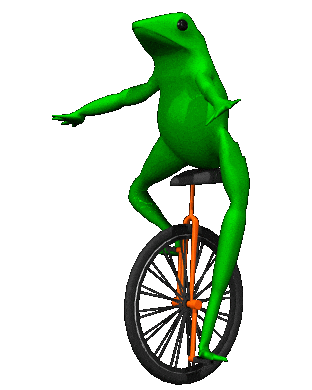 3D Frog Sticker