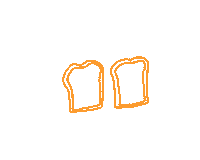 ningyee butter frenchtoast hkfood chachaanteng Sticker