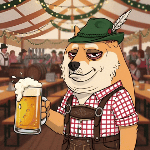 Germany Drinking GIF by Doge Pound
