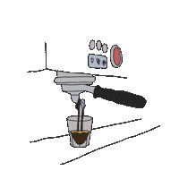 la marzocco coffee Sticker by Go Get Em Tiger