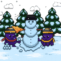 Christmas December Sticker by Potatoz by 9GAG