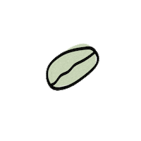 Coffee Bean Sticker by Fairtradeoriginal
