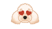 Dog Love Sticker by zoopeez