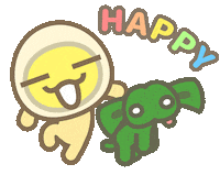 happy egg Sticker by miluegg