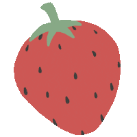 Fruit Strawberry Sticker