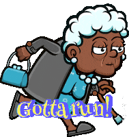 On The Move Running Sticker by REALOPOLY