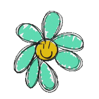 Flower Smile Sticker