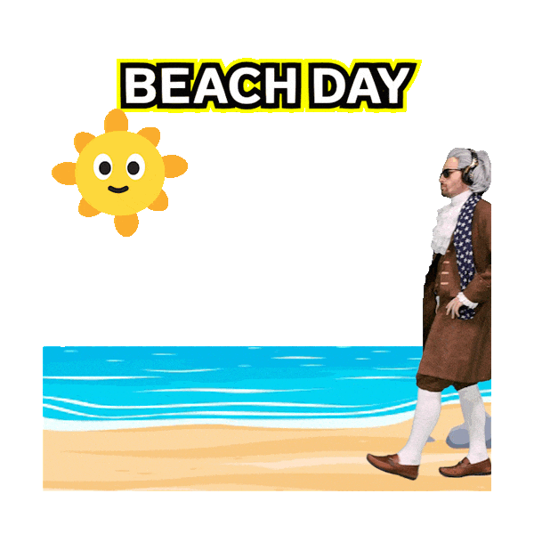 Beach Day Summer Sticker