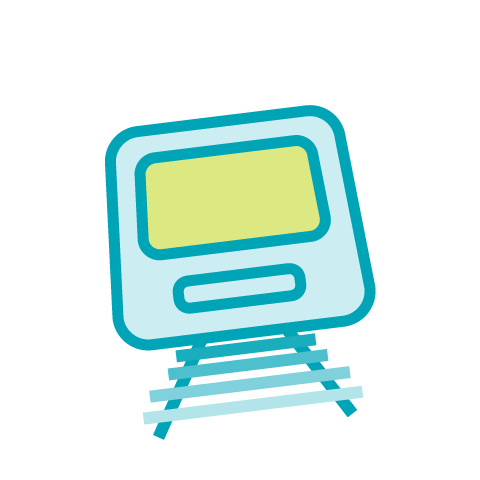 Levelcrossings giphyupload train metro railway Sticker