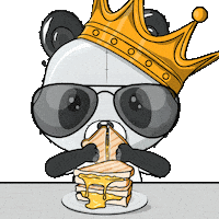 Grilled Cheese Snack Sticker by PandaPals