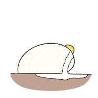 Sleepy Duck Sticker