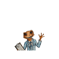 Lizard Richard Sticker