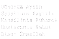 Dua Kandil Sticker