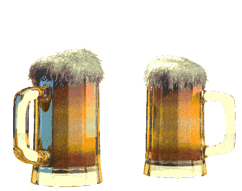 Beer Cheers Sticker by bounty.studio