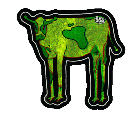 Rory113 giphyupload art space animal Sticker