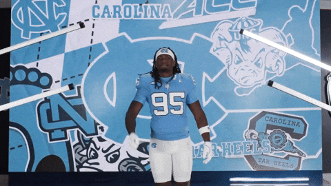 University Of North Carolina Football GIF by UNC Tar Heels