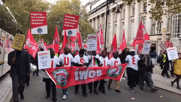 Uber Drivers March as Company Appeals Ruling on Workers' Rights