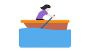 Woman Running Sticker by EmojiVid
