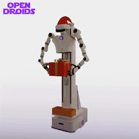 Christmas Robot GIF by OpenDroids