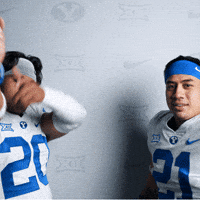 Byu Football Arrow GIF by BYU Cougars